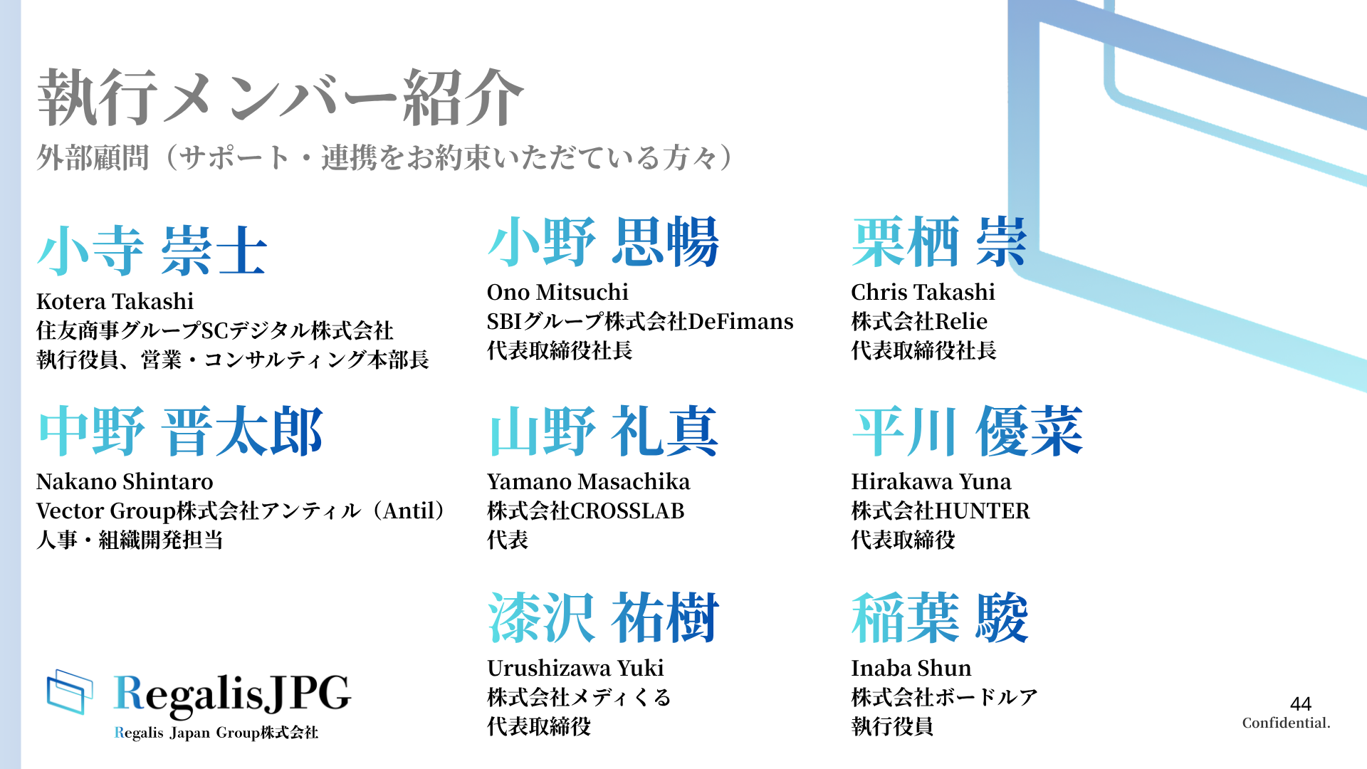 HackⅡ 外部顧問陣