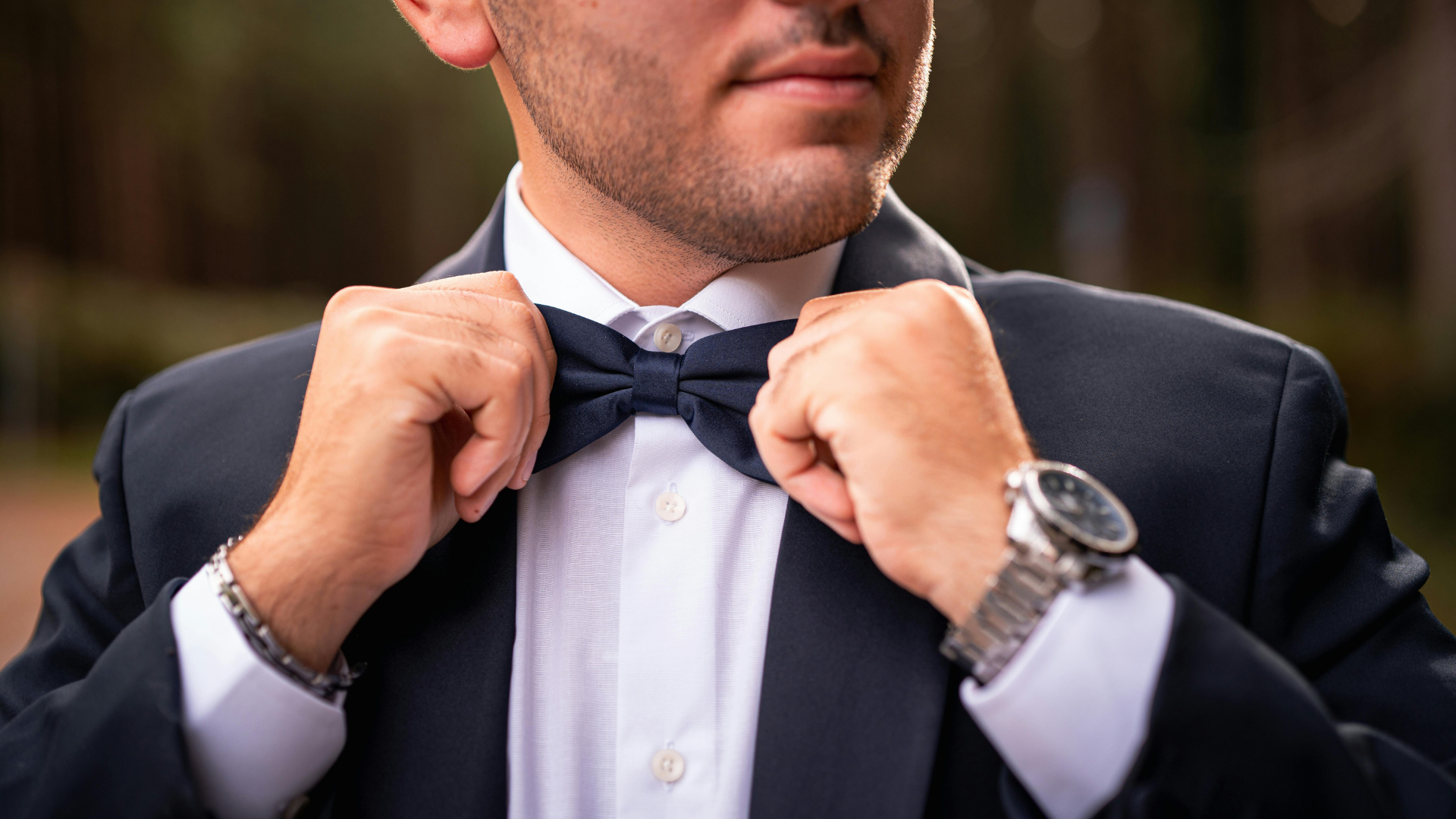 補正ポイントを確認するフィッティング風景